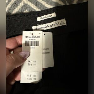 Abercrombie vegan leather pants